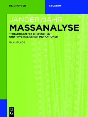 cover image of Massanalyse